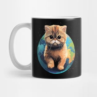 Exotic Shorthair Earth Day Mug